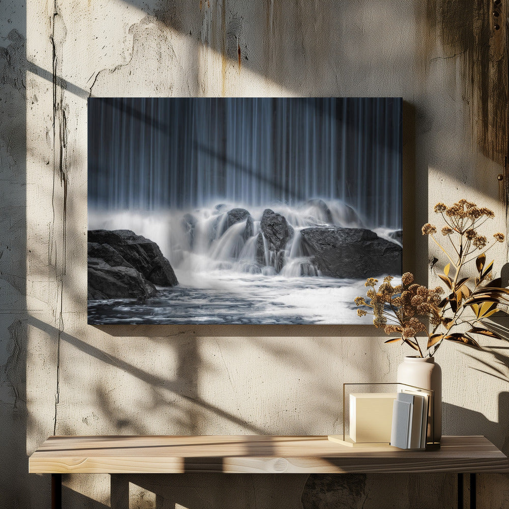 The Blue Curtain | Canvas