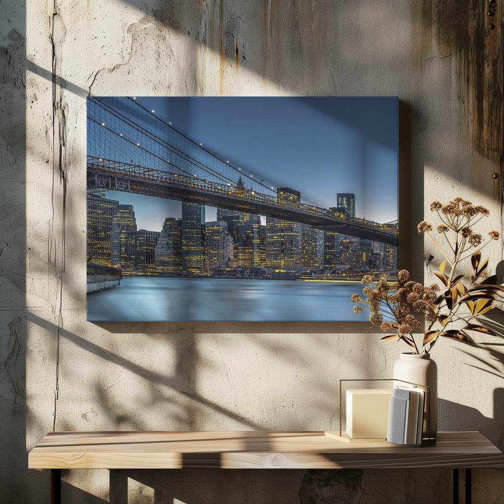 New York - Blue Hour over Manhattan | Canvas