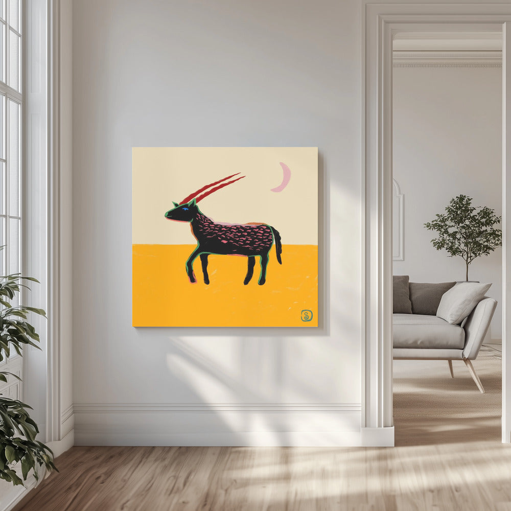 Stylized Animal With Vibrant Colors | Canvas