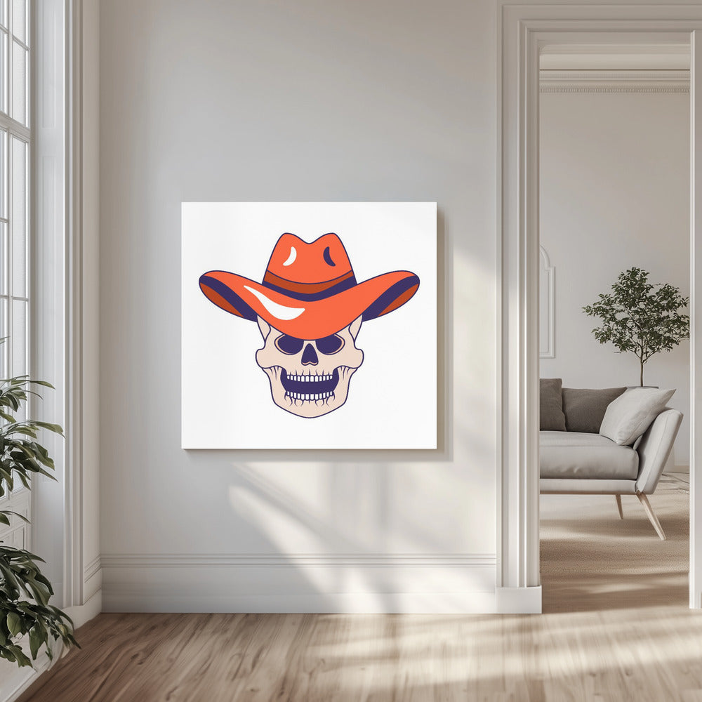 Cowboy Skull Icon | Canvas