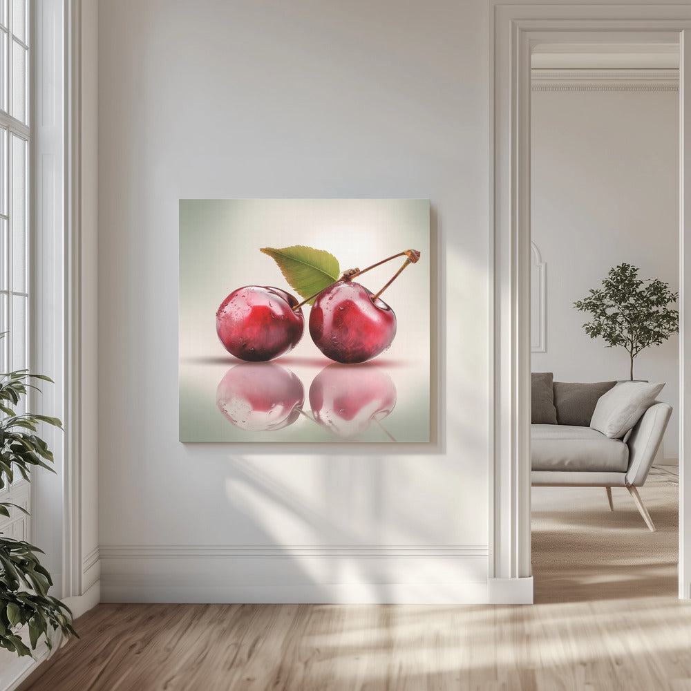 Two Cherries | Canvas