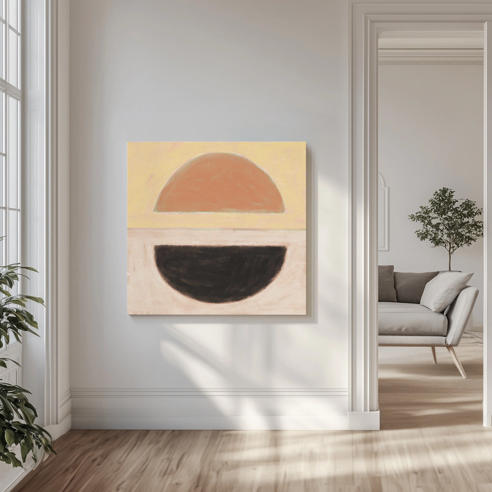 Abstract half circles | Canvas