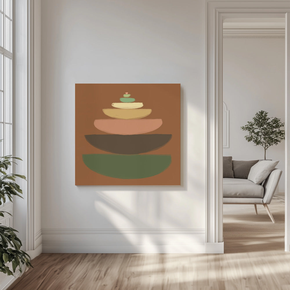 Abstract bowls | Canvas