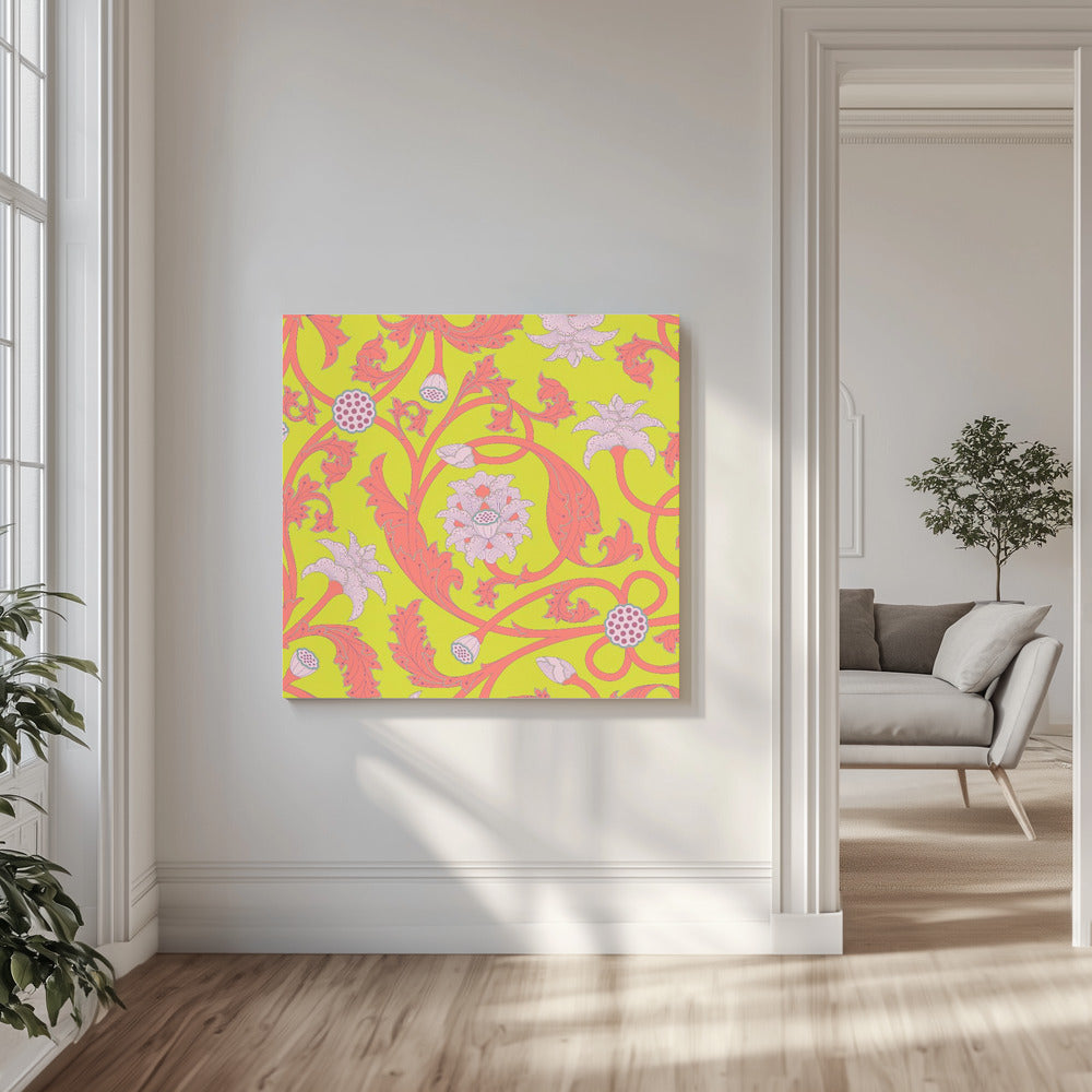 Floral Whimsy Maze | Canvas