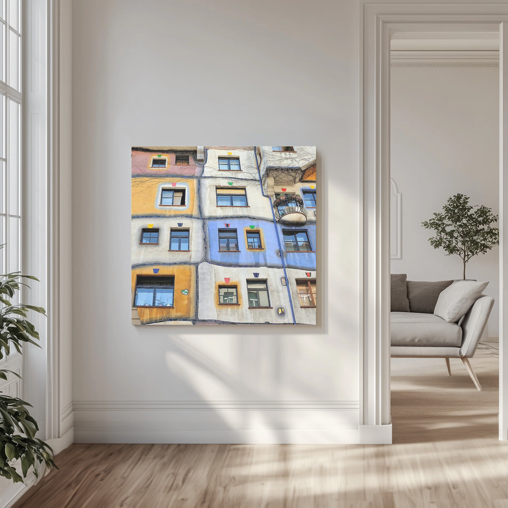Windows of Hundertwasser | Canvas