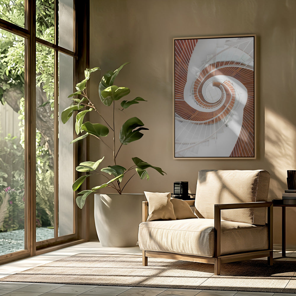 木制螺旋楼梯 | Poster