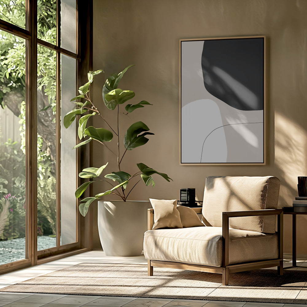 Monochrome Shapes | Poster