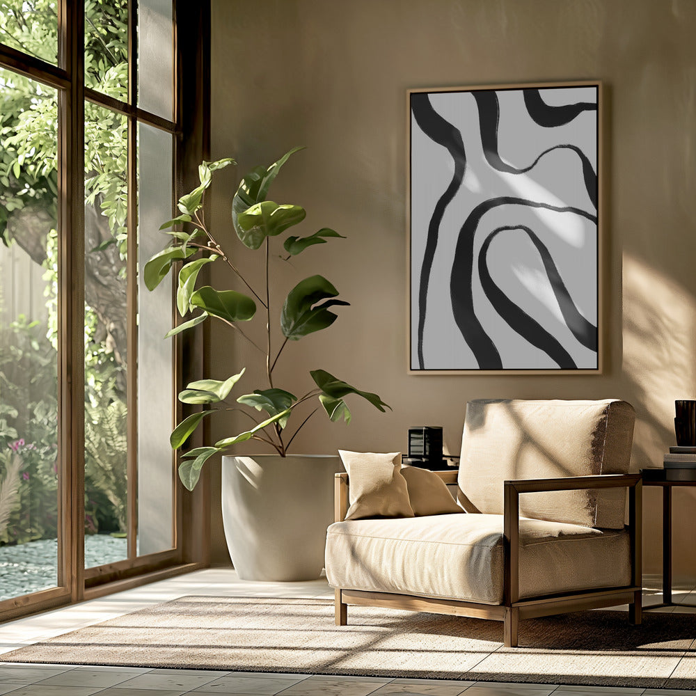 Zebra Flow Harmony | Poster