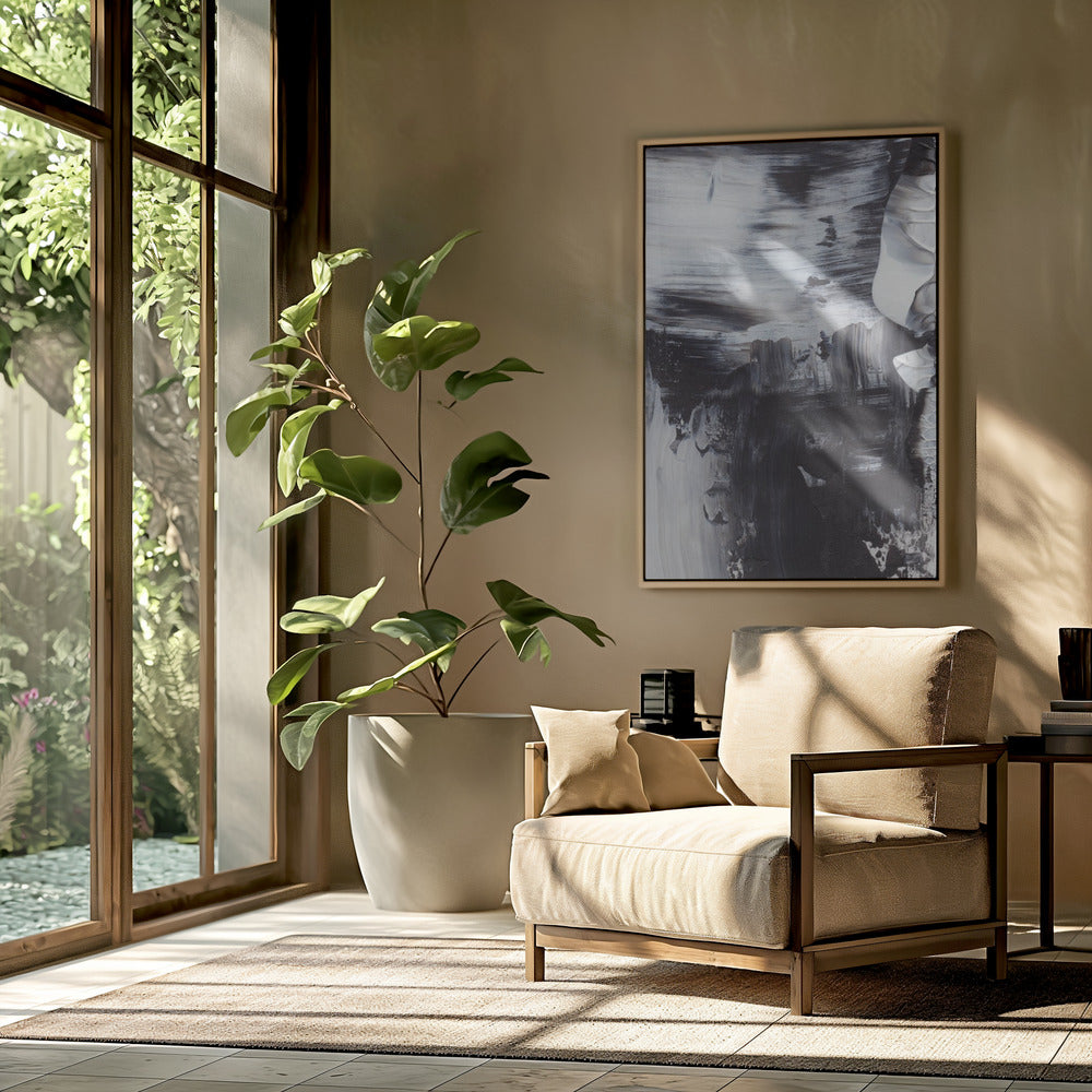 Monochrome Whirl | Poster