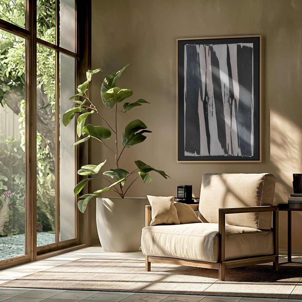 Monochrome Stripes | Poster