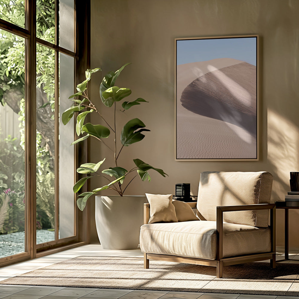 Desert's Graceful Curve | Poster