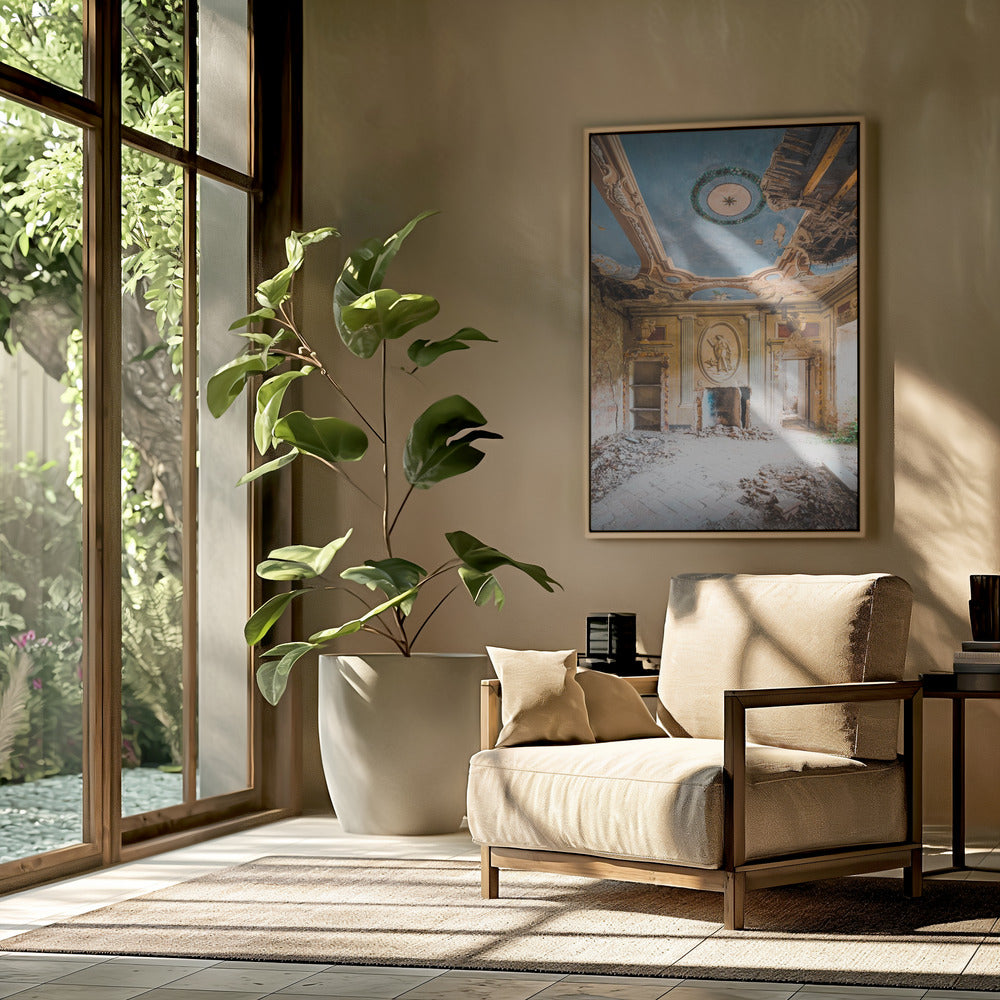 Abandoned Villa with Fresco | Poster