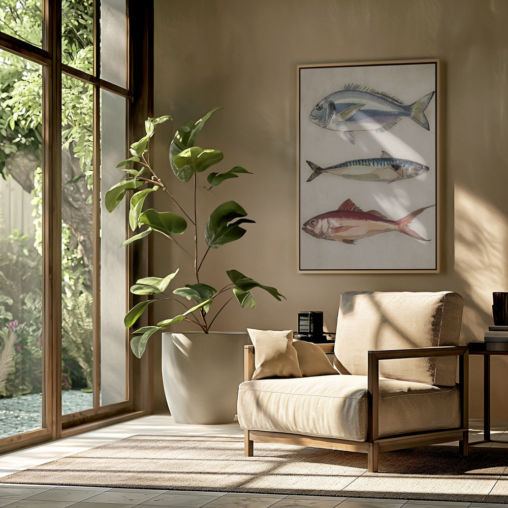 Trio of Ocean Life | Poster