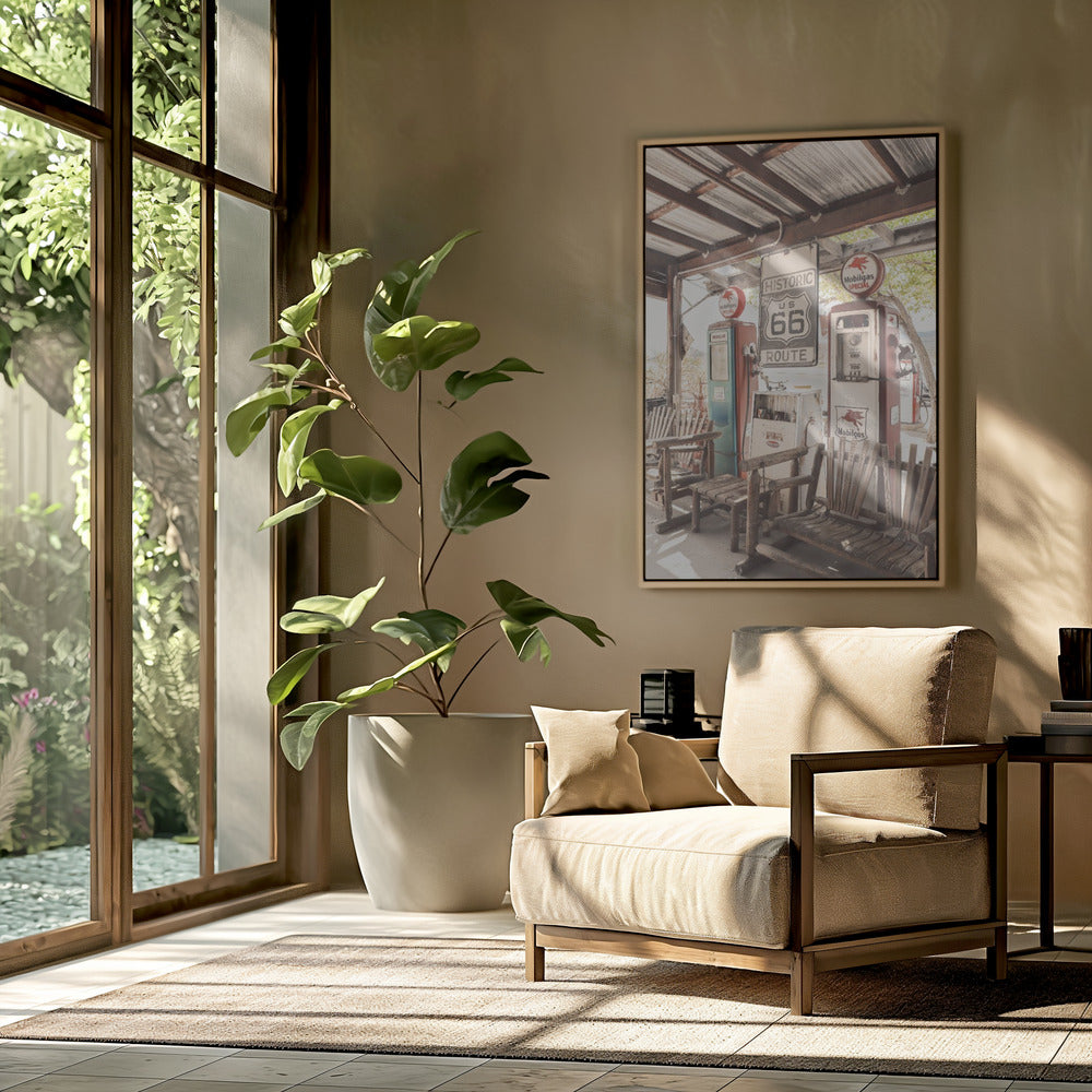 Route 66 Gas Station | Poster