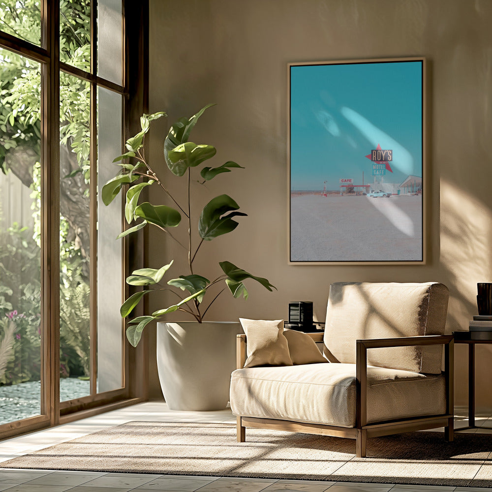 Roy's Motel Cafe Vintage Sign | Poster