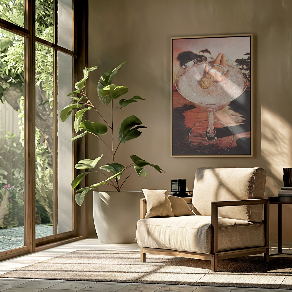Glitter Pink Margarita | Poster