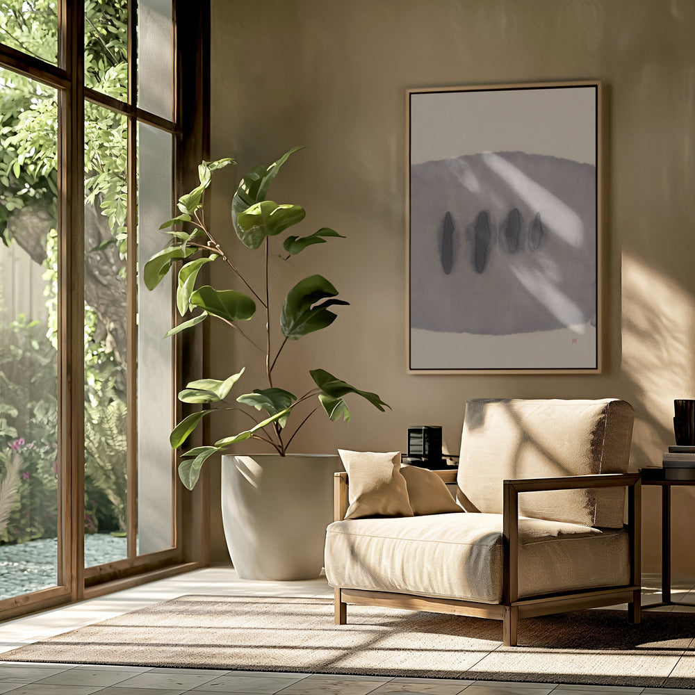 Study N°1 | Four Cypresses In a Zeppelin | Poster