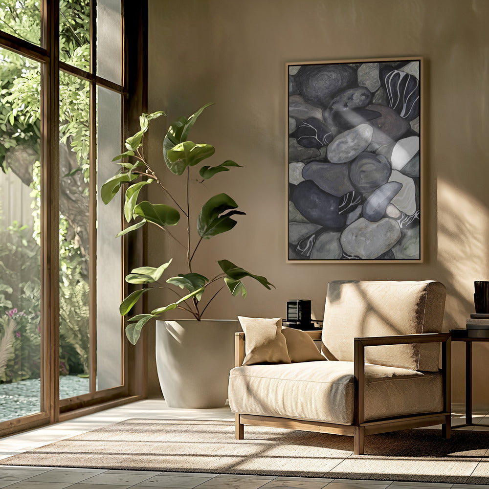 Beach stones | Poster