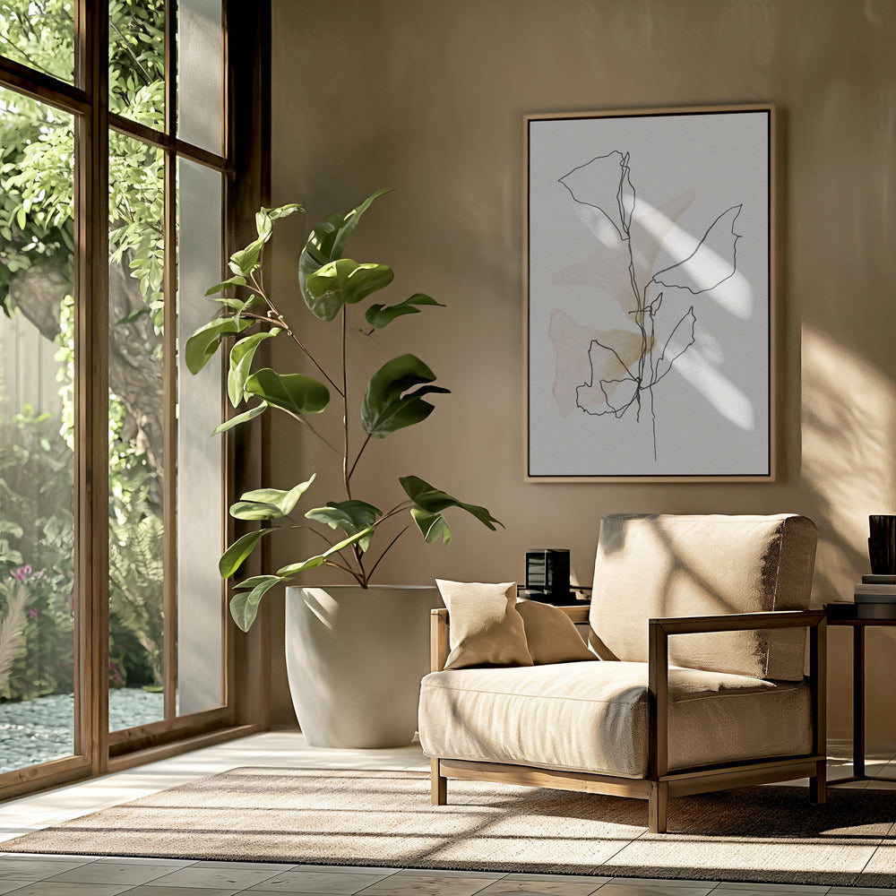 Minimal Bloom Lines | Poster