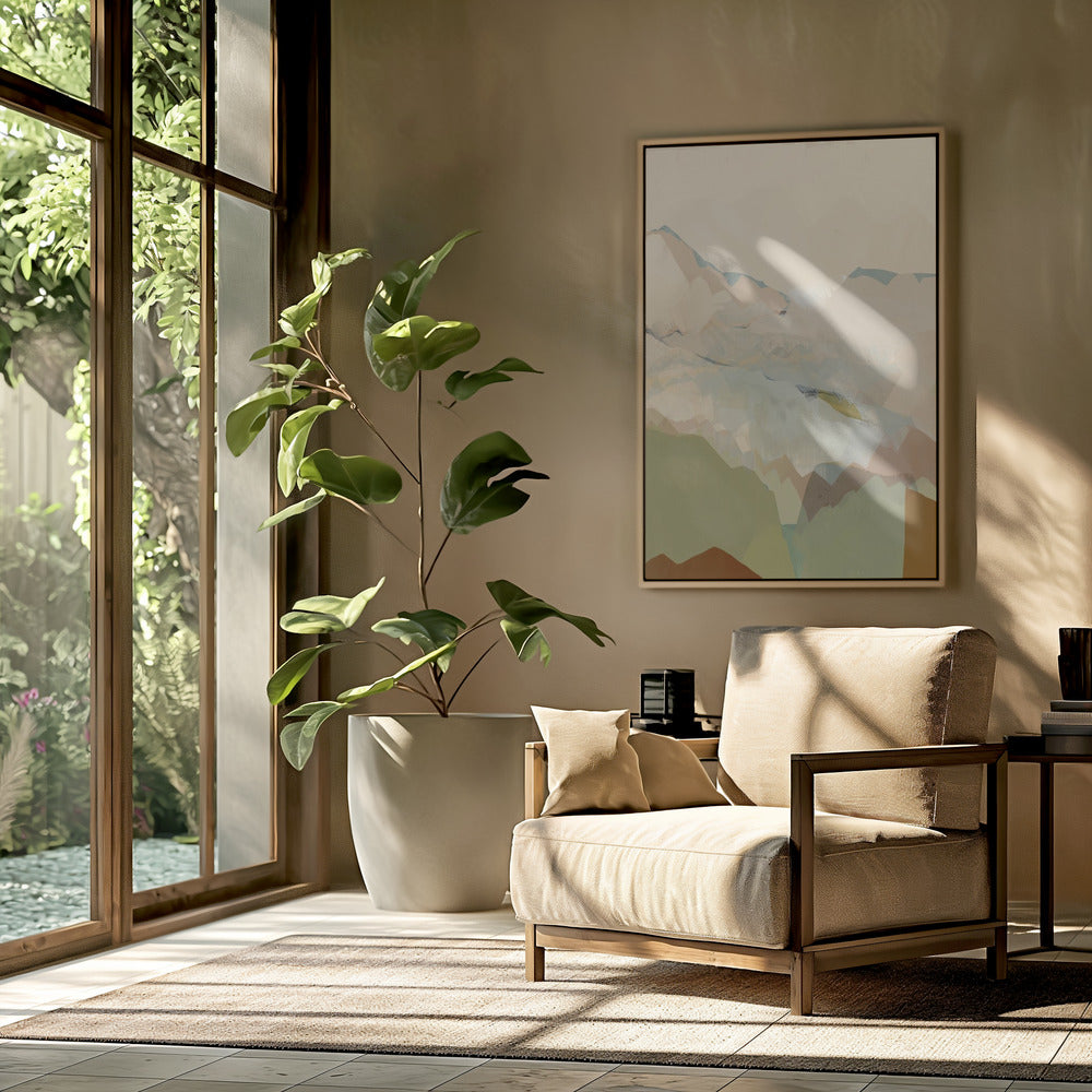 Peachy Mountain Range 1 | Poster