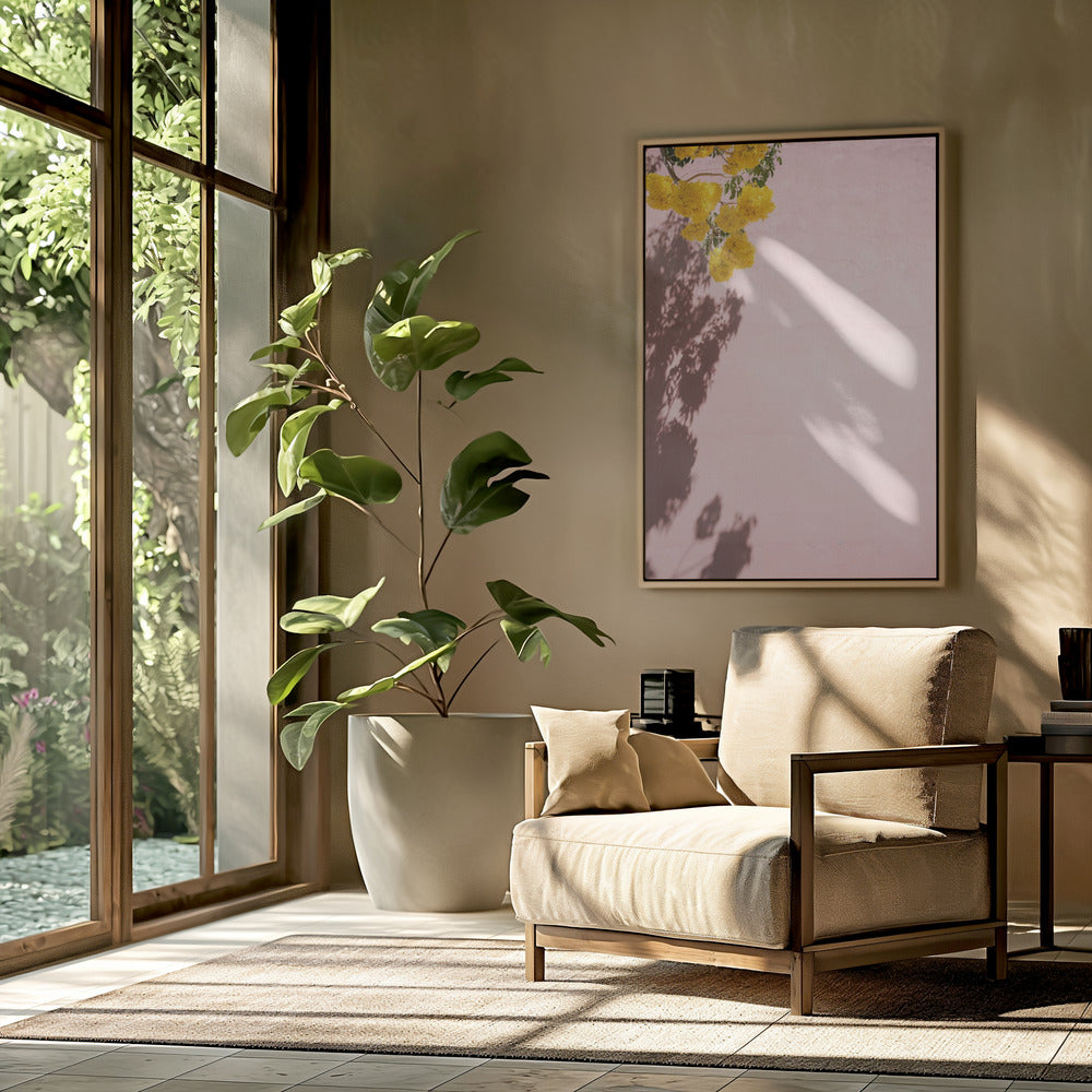 Yellow and Pink | Oaxaca Mexico | Poster