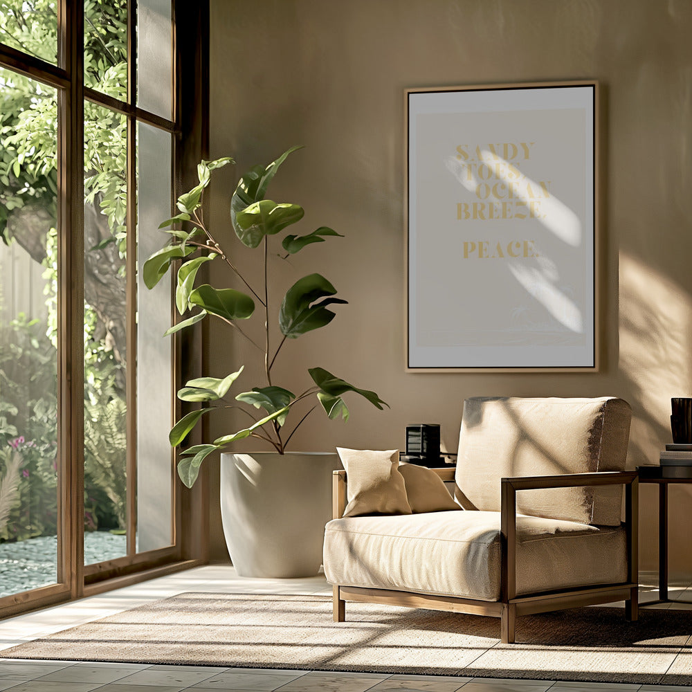 Ocean breeze, peace | Poster