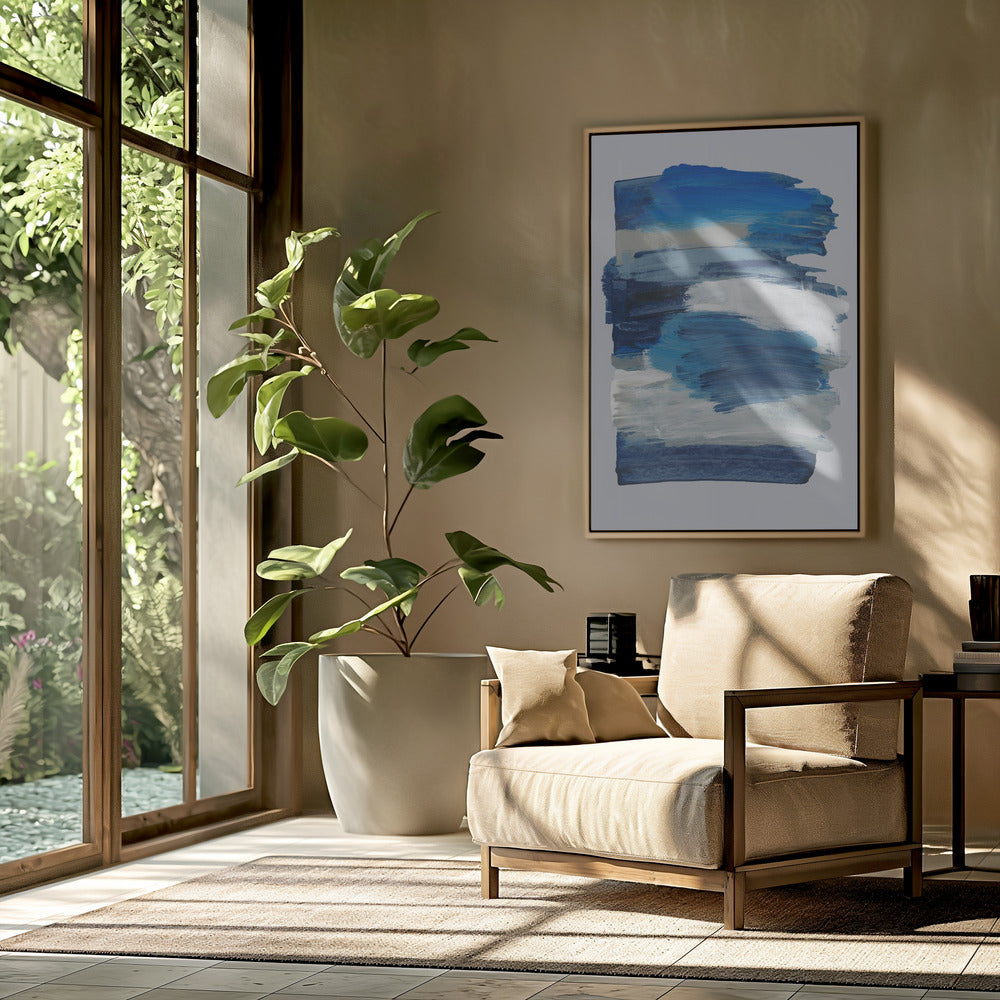 Abstract Brush Strokes 78 | Poster