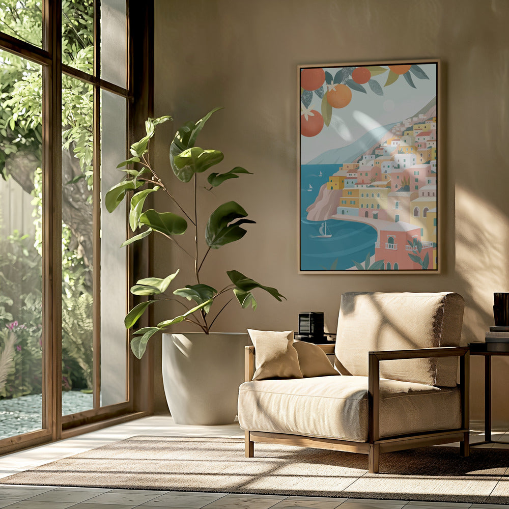 Positano Coast Italy | Poster