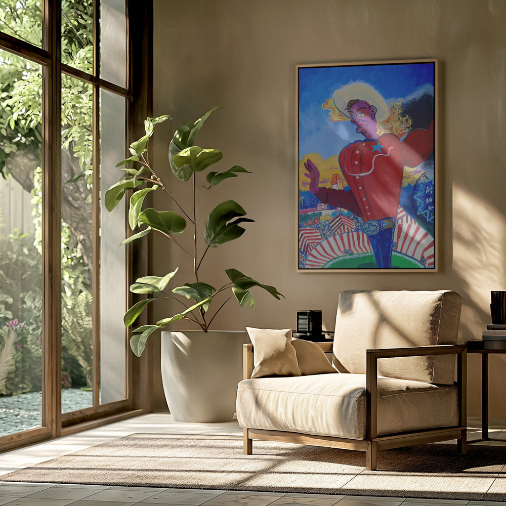 Big Tex Aflame | Poster