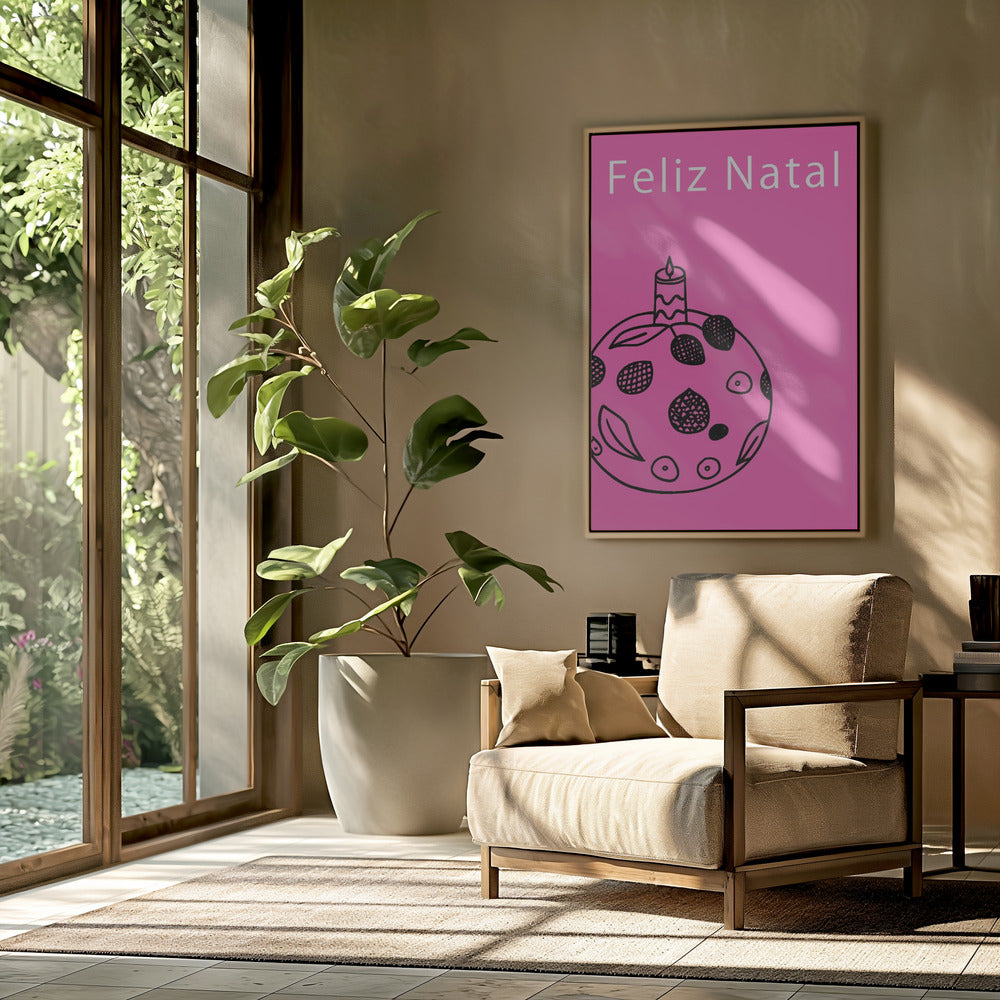 Bows and Baubles: Feliz Natal Christmas | Poster