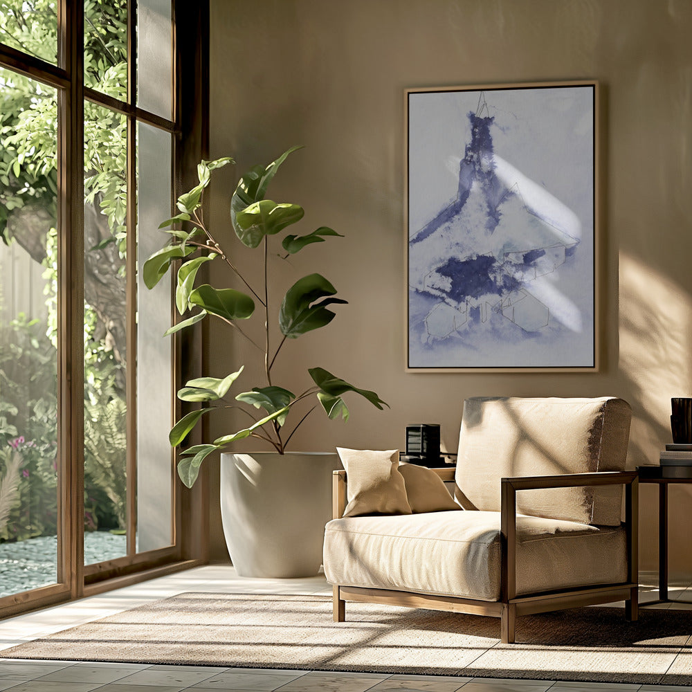 Kampjet Study (indigo 3) | Poster