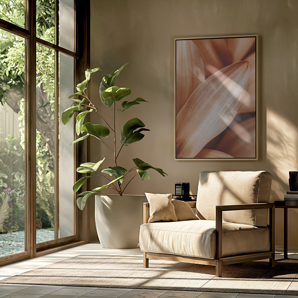 Amber Petal Elegance | Poster