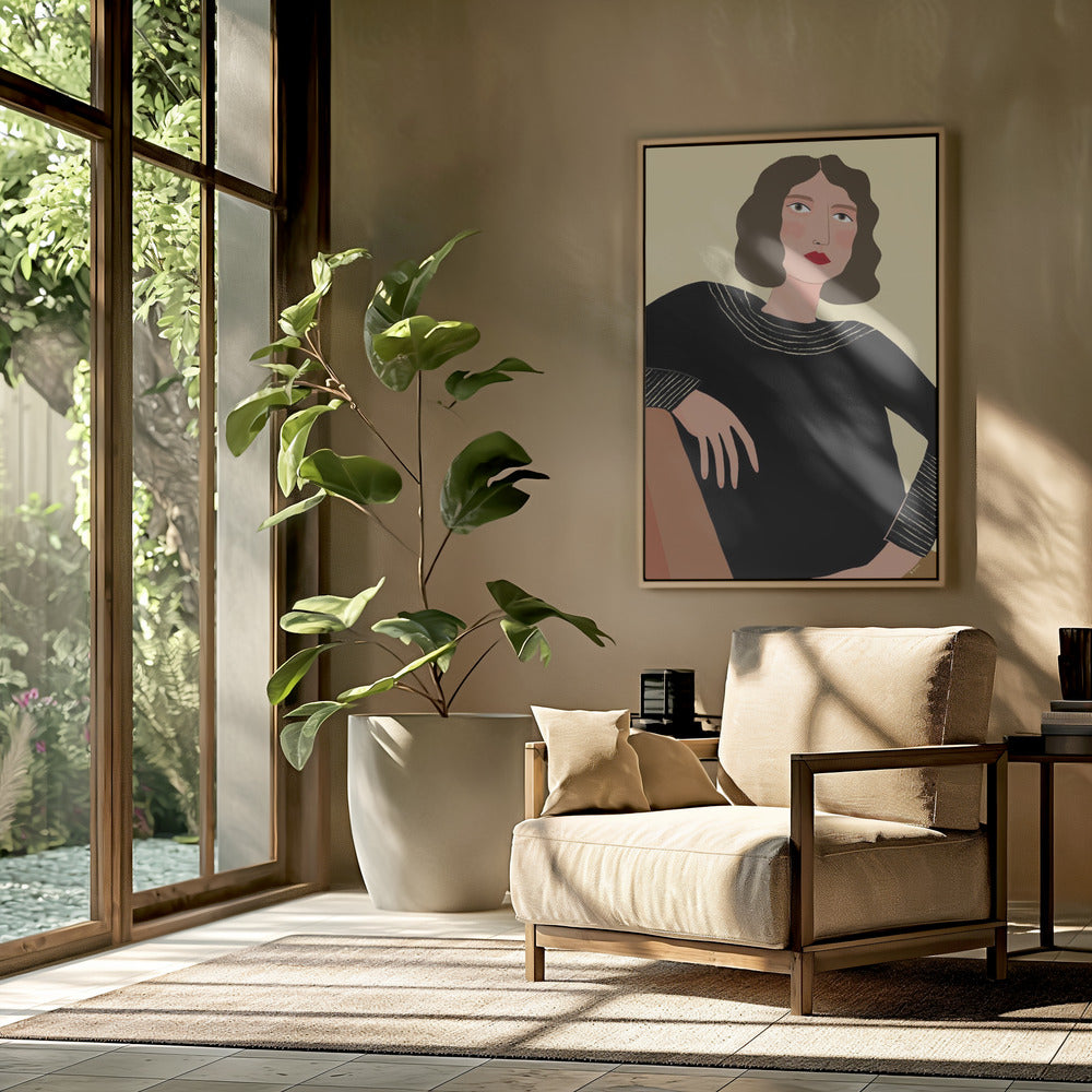 Woman relaxing | Poster