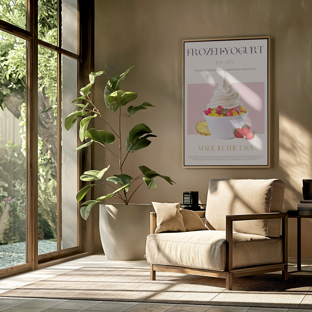 Swirl of Frozen Yogurt | Poster