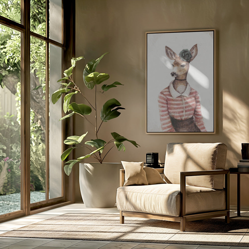 A Deer With A Human Body Shape | Poster