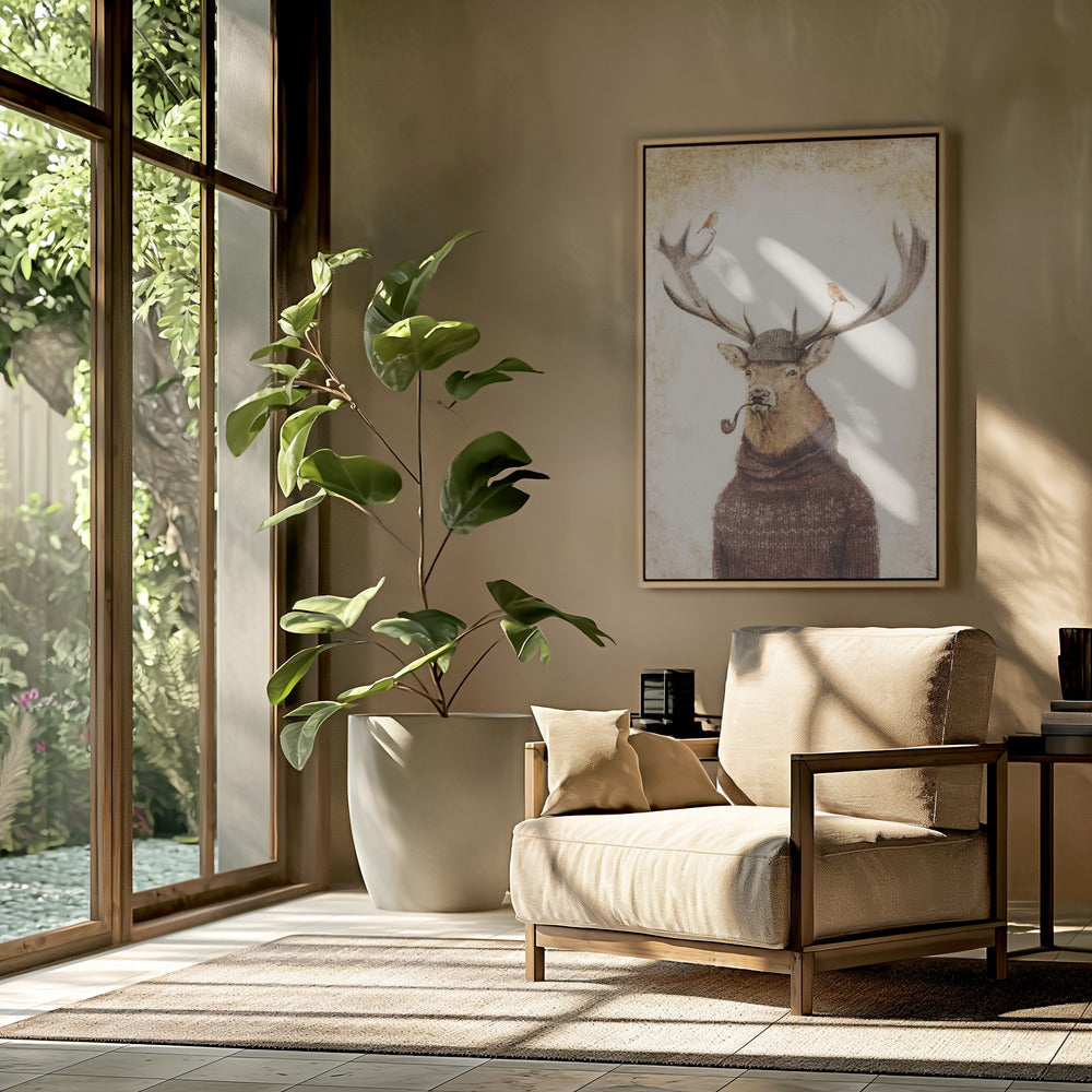 Winter Stag | Poster