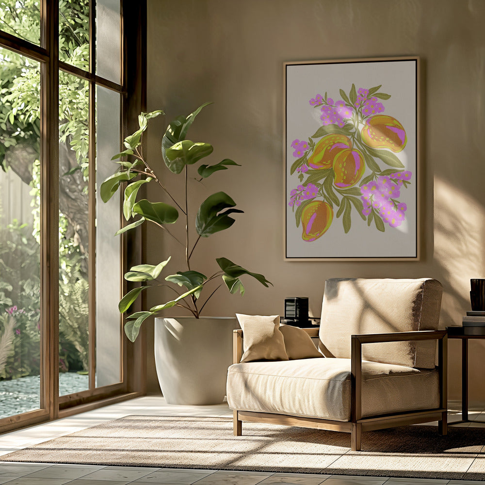 Vibrant Mangoes | Poster