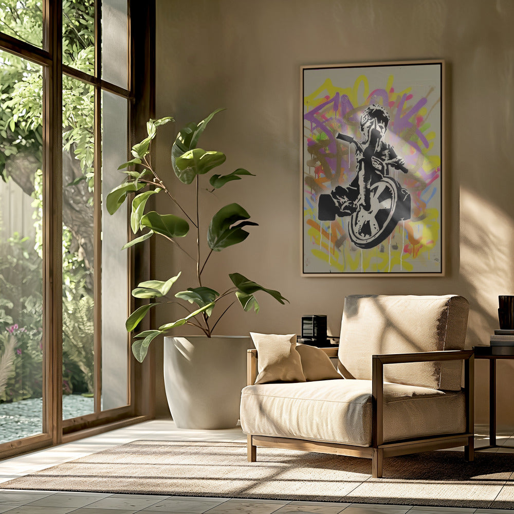 Child On A Tricycle | Poster