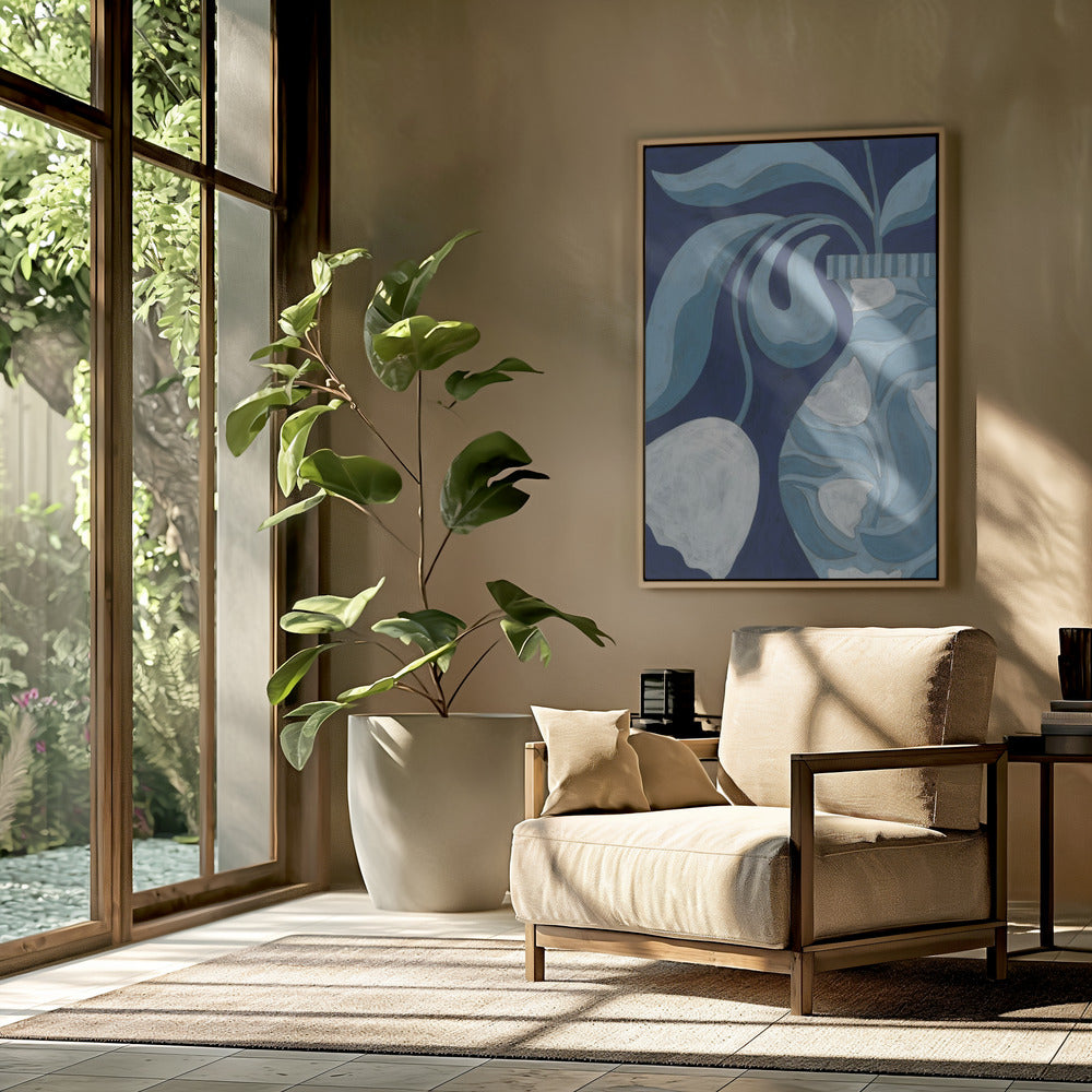 White Tulip Still Life | Poster