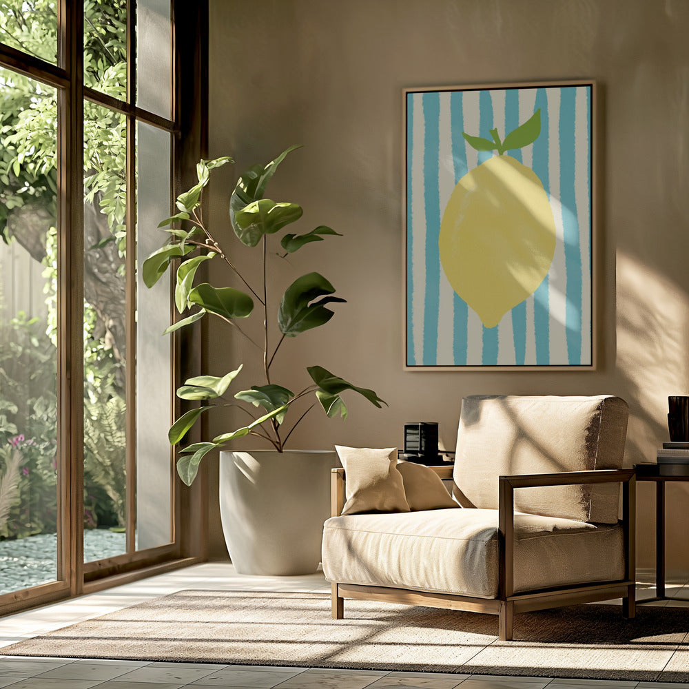 Limone light blue | Poster