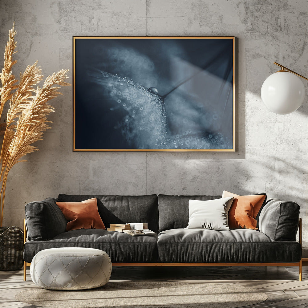 Blue dandelions | Canvas