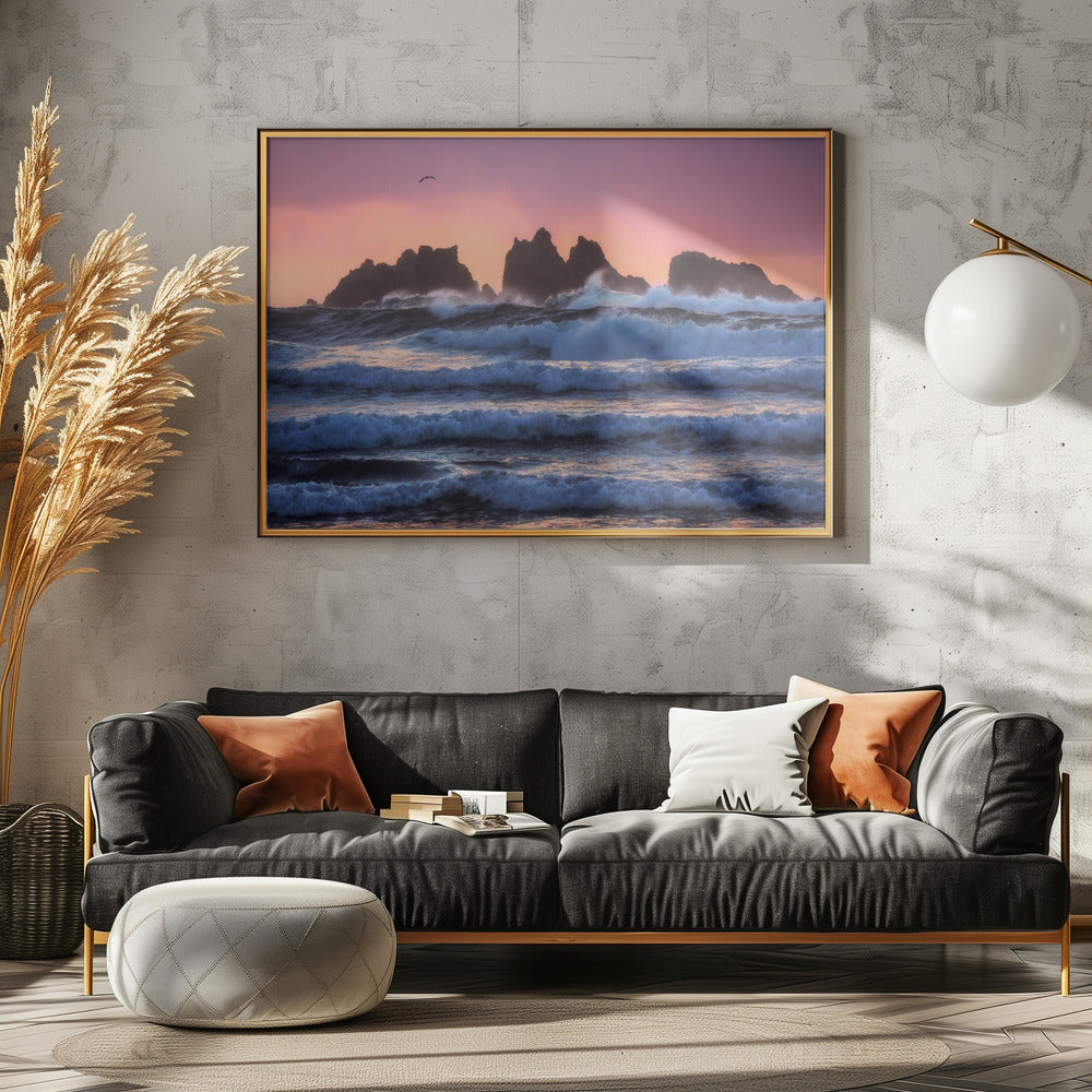 Bandon Beach Layers | Poster