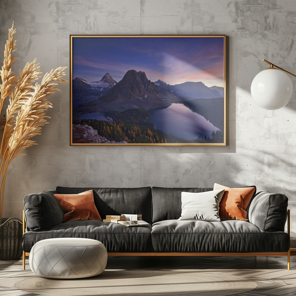 Twilight at Mount Assiniboine | Poster