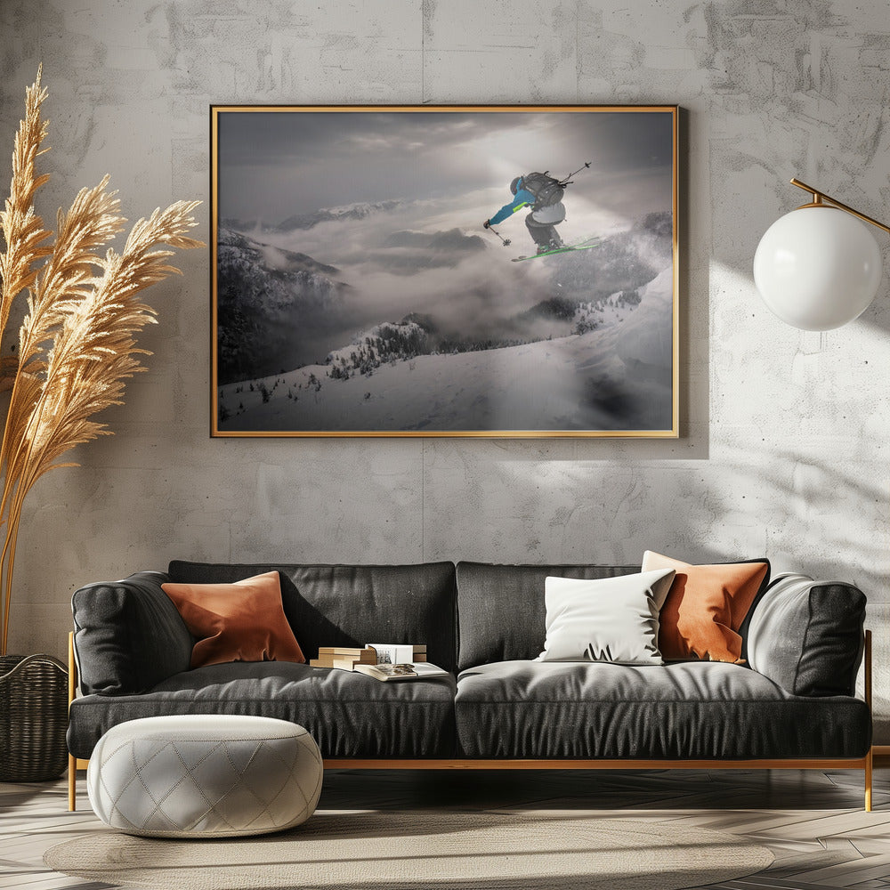 Backcountry skiing | Poster