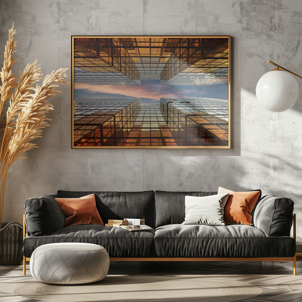 Golden Mirrors | Canvas