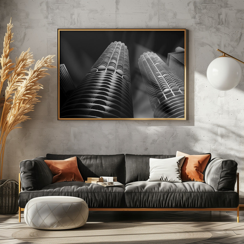 Marina City (Corn Cob) | Canvas