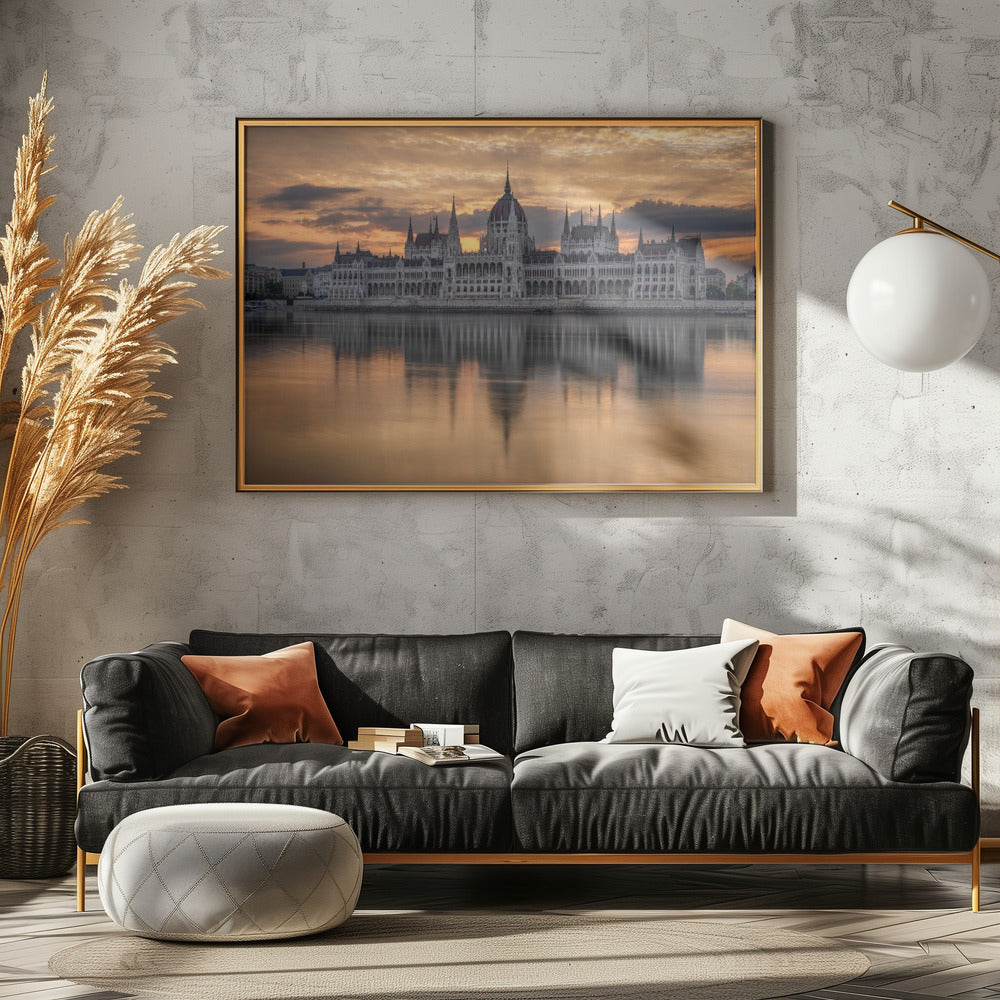 Sunrise in Budapest | Canvas
