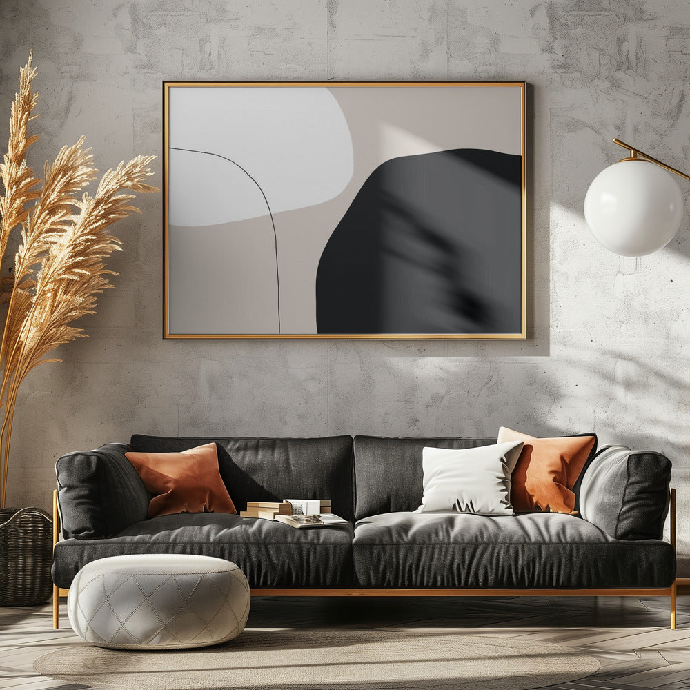Black And White Shapes | Canvas