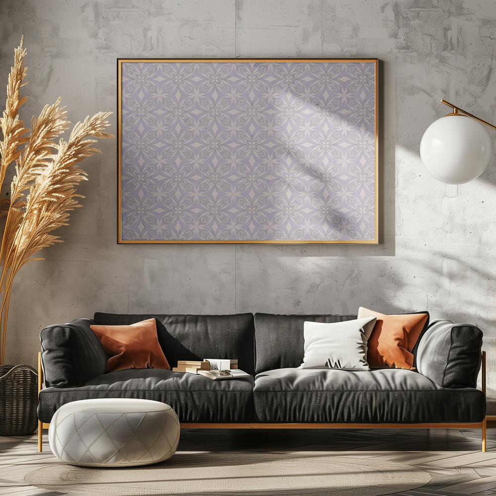 Lilac Harmony Pattern | Canvas