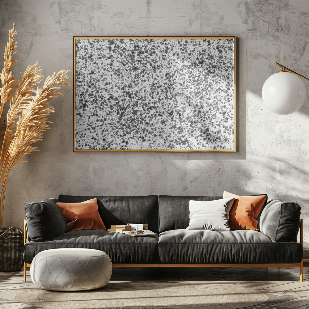 Monochrome Speckles | Canvas